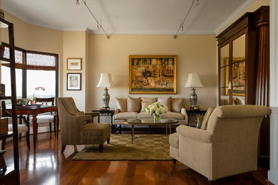 Living room - living room idea in Houston