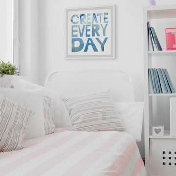 "Create Everyday" Framed Painting Print