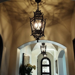 Malaga Iron Chandelier - Chandeliers