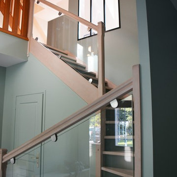 réduction d'un escalier avec création d'une pièce palière