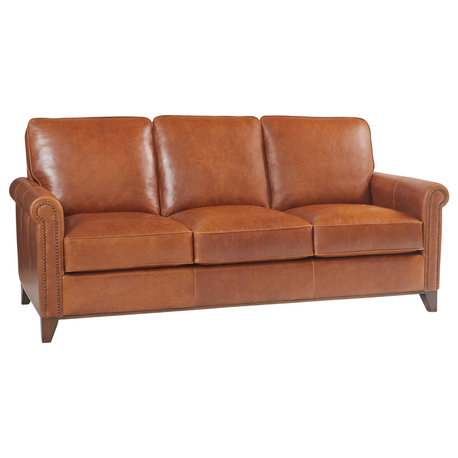 Traditional Small Roll Arm with Solid Hardwood Base