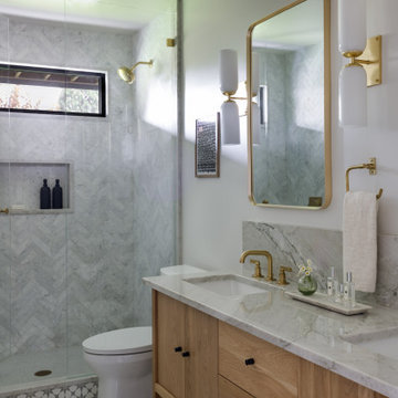 Ravenna Kitchen, Guest Bathroom, Entryway, Mudroom, Laundry Dream Transformation