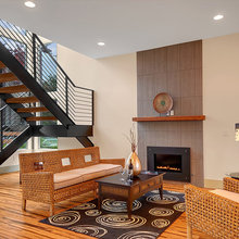 Fireplace area