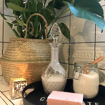 Upcycled Bathroom on a Budget