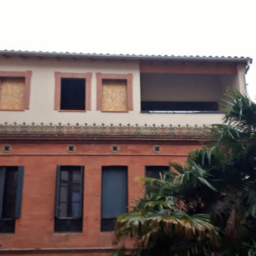 APRES - REALISATION D'UNE SURELEVATION SUR MAISON DE VILLE - TOULOUSE