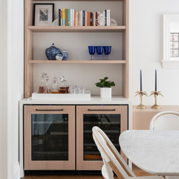 Bar Unit Cabinetry | White Oak Cottage