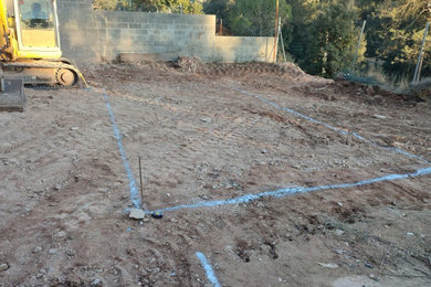 Instalación de piscina de fibra de poliester en 5 días