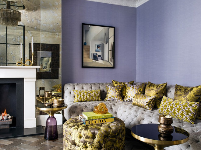 Eclectic Living Room by Timothy Mather Design