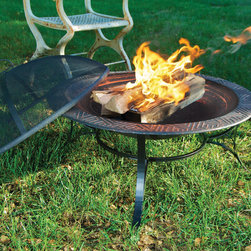 30" Medium Fire Pit with Spark Screen by Good Directions - Fire Pits