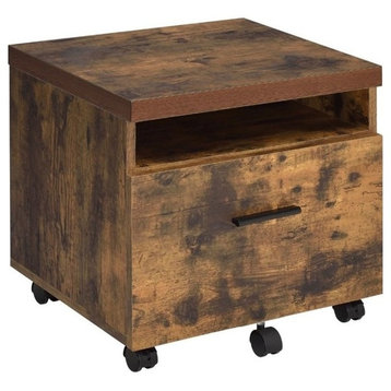 Bowery Hill File Cabinet in Weathered Oak