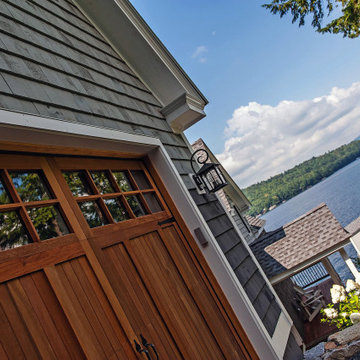 Cedar Wood Carriage House Overlay Garage Doors