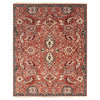 EORC Rust Hand Knotted Wool Sultanabad Rug 10' x 14'