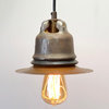 Industrial Light Pendant - Cast Steel, Edison Bulb