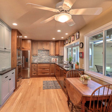 Two-Toned Walnut Kitchen