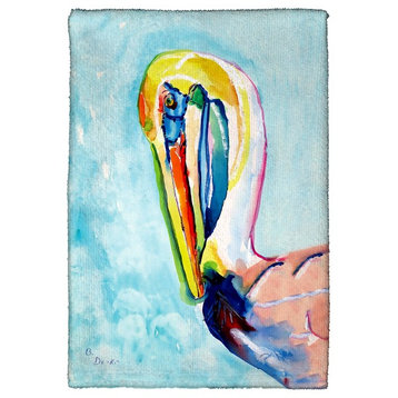 Pelican Head Kitchen Towel - Two Sets of Two (4 Total)