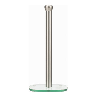 Home Basics Chrome Collection Free Standing Paper Towel Holder with  Easy-Tear Arm, Chrome, KITCHEN ORGANIZATION