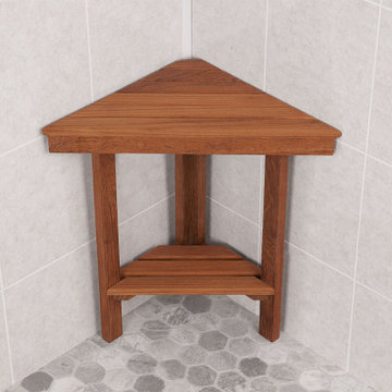 Shower and Bathroom Benches - Corner Bench