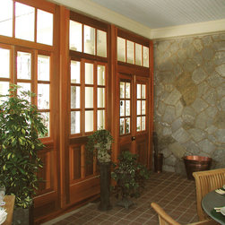 Porch With Transom Panels - Awnings