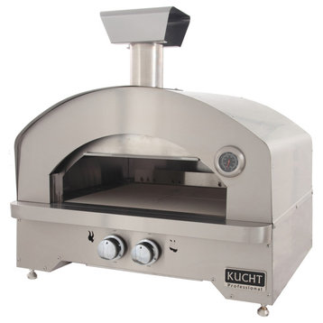 Outdoor Portable Propane Gas Pizza Oven, Silver