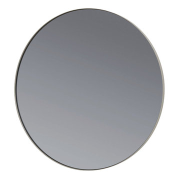Rim Wall Mirror, Smoke With Ashes of Rose, Large
