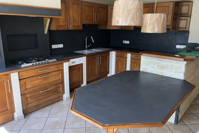 Idée de décoration pour une cuisine design.