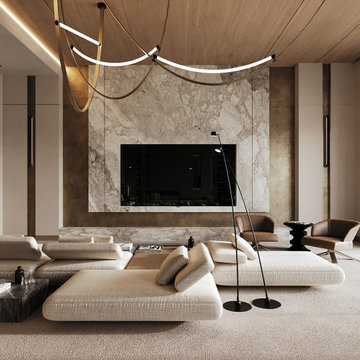 Luxury Modern Minimalist Villa Interior Design | Meydan, Dubai