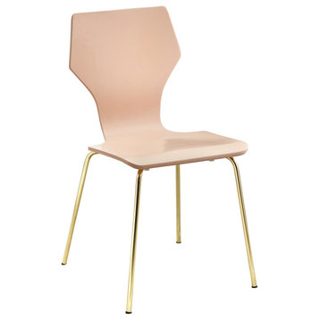 Enna Bentwood chair, Pink