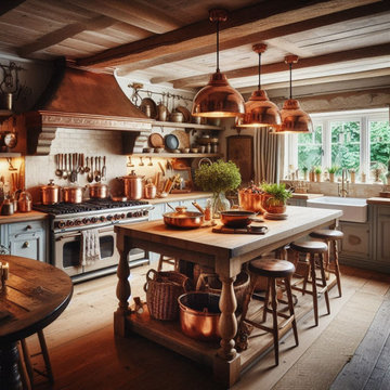 cucina di campagna rustica