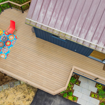 Mid-Century Kitchen and Deck
