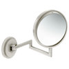 Arris 5X Magnifying Mirror, Brushed Nickel