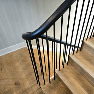 Project #115 | Staircase with Continuous Rail System Without Newels