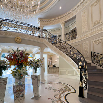 Project #135 | A Vibrant Double Curved Staircase