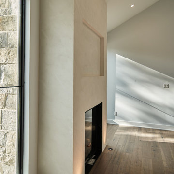 Feature Fireplace - Venetian Plaster Ottawa, Manotick