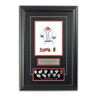 MLB Atlanta Braves 2012 uniform original art – Heritage Sports Art