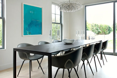 Example of a trendy dining room design in San Francisco