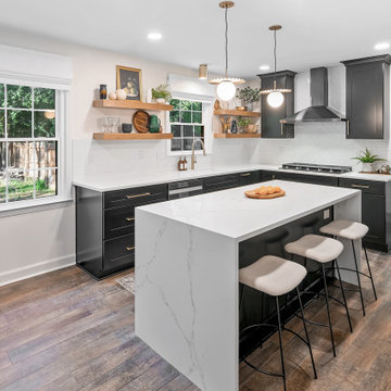 Transitional Kitchen, Pantry and Laundry Design Charlotte, NC