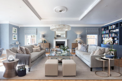 Design ideas for a classic living room in London.