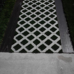 Easy Grass Block Walkway - Wall And Floor Tile