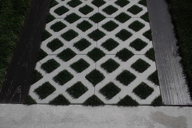 Easy Grass Block Walkway