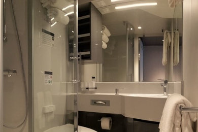 cabine doccia progettate per MSC Crociere