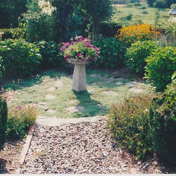 Courtyard garden design detail
