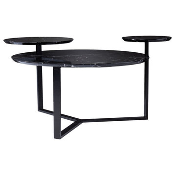 Harkriven Faux Marble Cocktail Table