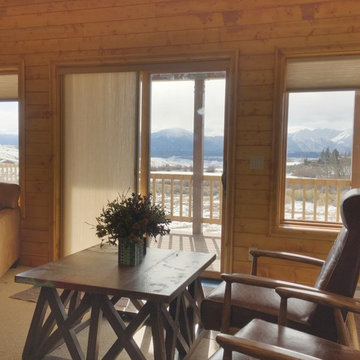 Honeycomb Shade and Slider in Leadville Colorado