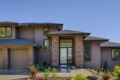 Contemporary exterior home idea in Portland