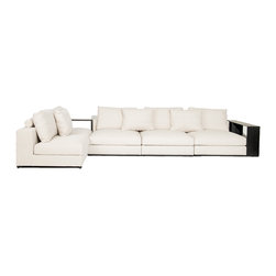L Shaped Sofa with Bookshelves - Sectional Sofas