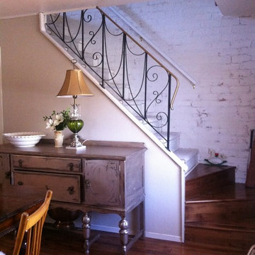 Faux-Finish Staircase-Ile Perrot