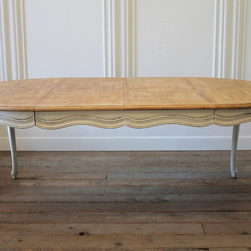20th Century French Provincial Parquetry Dining Table