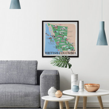 "British Columbia Adventures" Framed Painting Print
