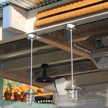 Outdoor Waterside Deck and Kitchen