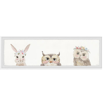 "Best Pals" Framed Painting Print, 30x10